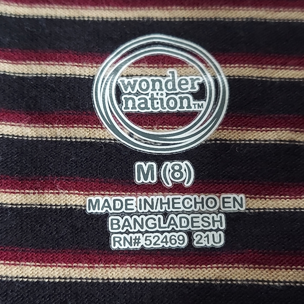 Kids Plain Tees Small 6/7 Cat & Jack Wonder Nation - Picture 3 of 16
